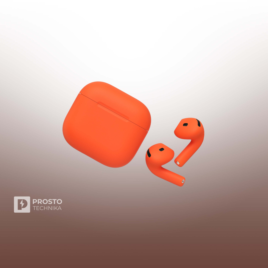 Apple Беспроводные наушники Apple AirPods 4 / Оранж